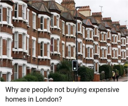 Why are people not buying expensive homes in London?